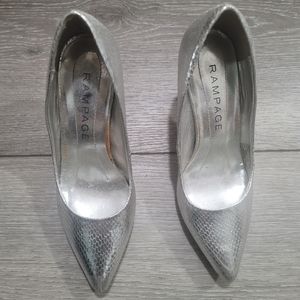 Snake skin stilettos